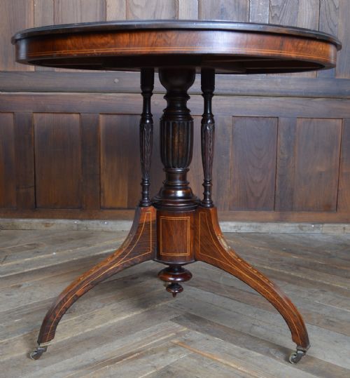 EDWARDIAN ROSEWOOD CENTRAL TABLE - ADDITIONAL PHOTO 8