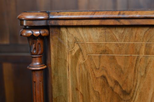 VICTORIAN WALNUT MUSIC CABINET - ADDITIONAL PHOTO 15