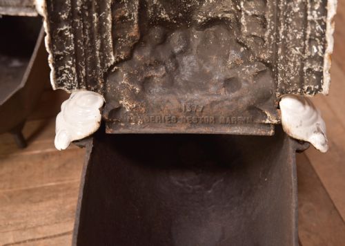 PAIR OF VICTORIAN FRENCH CAST IRON SCUTTLES - ADDITIONAL PHOTO 3
