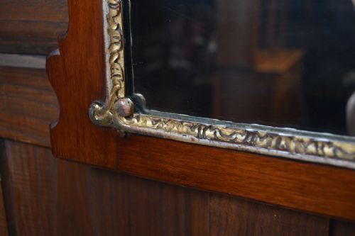 EDWARDIAN MAHOGANY GILT GESSO MIRROR - ADDITIONAL PHOTO 10