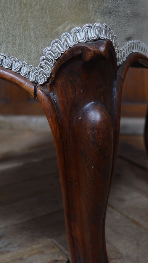 VICTORIAN ROSEWOOD STOOL - ADDITIONAL PHOTO 6