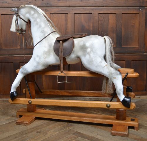 LARGE WOODEN ROCKING HORSE BY HORSEPLAY - ADDITIONAL PHOTO 2