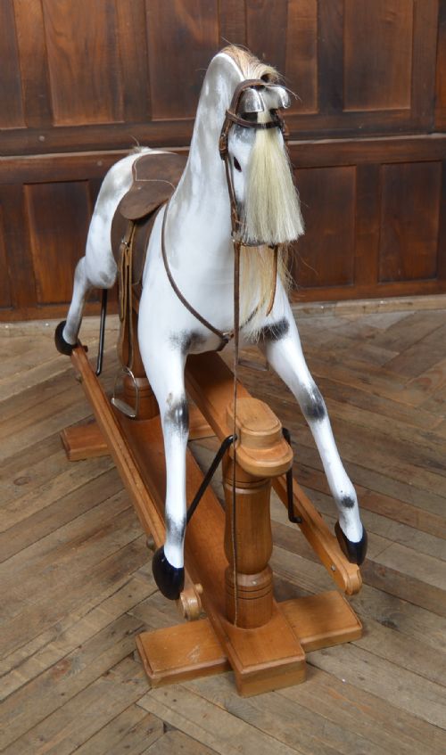 LARGE WOODEN ROCKING HORSE BY HORSEPLAY - ADDITIONAL PHOTO 10