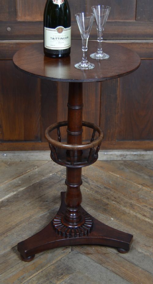 VICTORIAN MAHOGANY WINE TABLE - ADDITIONAL PHOTO 2