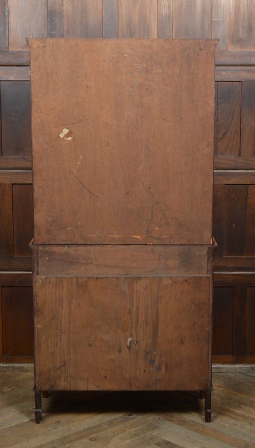 EDWARDIAN MAHOGANY BOOKCASE - ADDITIONAL PHOTO 18