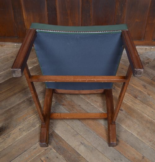 PAIR OF EDWARDIAN MAHOGANY LIBRARY CHAIRS - ADDITIONAL PHOTO 11