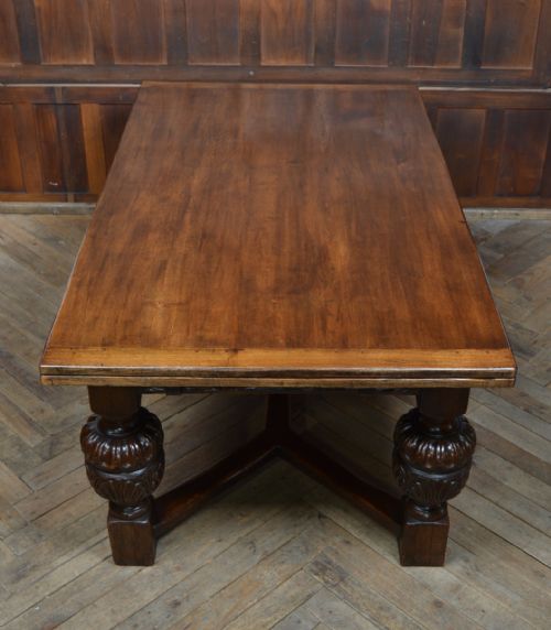 EDWARDIAN OAK DINING TABLE - ADDITIONAL PHOTO 2