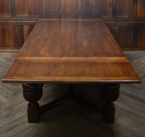 EDWARDIAN OAK DINING TABLE - ADDITIONAL PHOTO 7