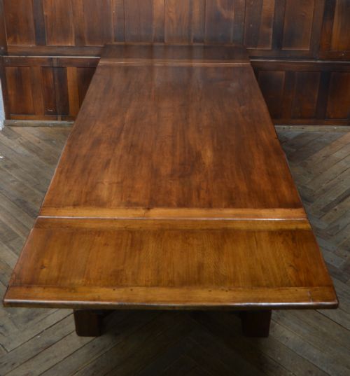 EDWARDIAN OAK DINING TABLE - ADDITIONAL PHOTO 8