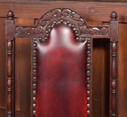 SET OF 6 EDWARDIAN OAK CHAIRS - ADDITIONAL PHOTO 18