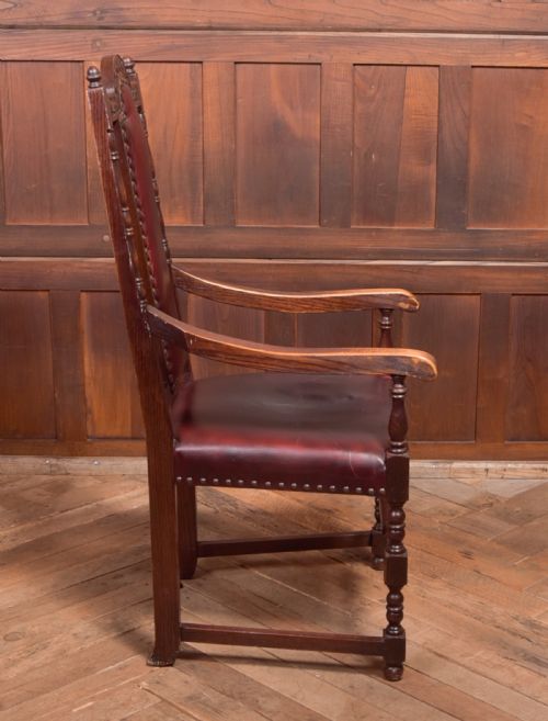 SET OF 6 EDWARDIAN OAK CHAIRS - ADDITIONAL PHOTO 24
