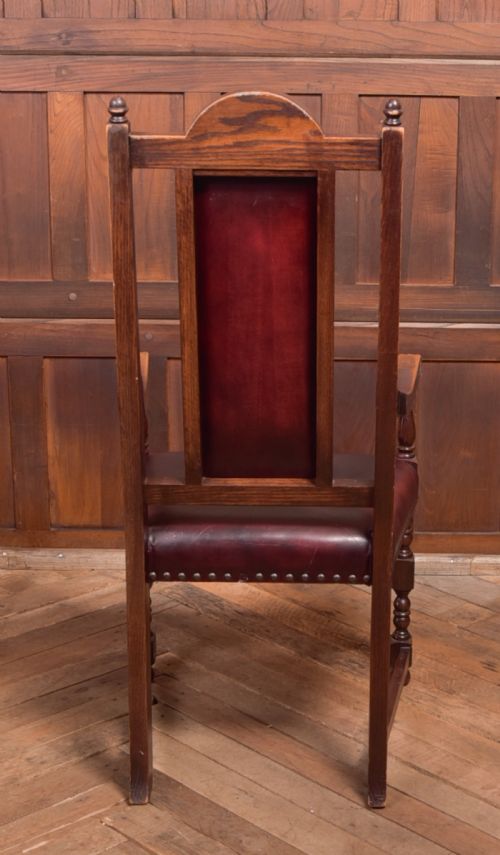 SET OF 6 EDWARDIAN OAK CHAIRS - ADDITIONAL PHOTO 25