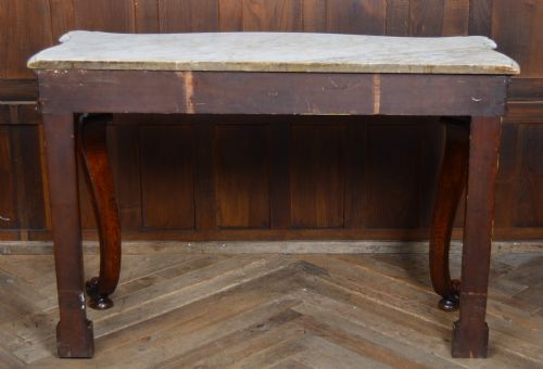 VICTORIAN MARBLE TOP CONSOLE TABLE - ADDITIONAL PHOTO 11