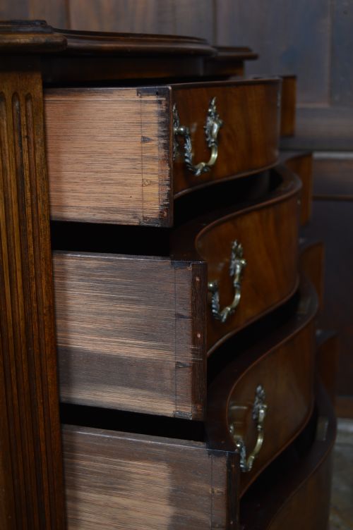 EDWARDIAN CHEST OF DRAWERS - ADDITIONAL PHOTO 11
