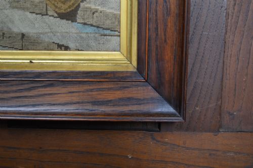EDWARDIAN FRAMED TAPESTRY - ADDITIONAL PHOTO 6