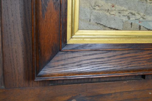EDWARDIAN FRAMED TAPESTRY - ADDITIONAL PHOTO 9