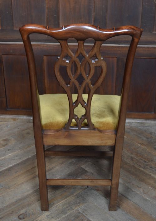 SET OF 8 MAHOGANY DINING CHAIRS - ADDITIONAL PHOTO 8