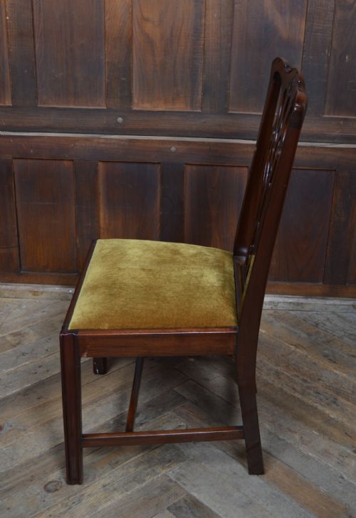 SET OF 8 MAHOGANY DINING CHAIRS - ADDITIONAL PHOTO 9