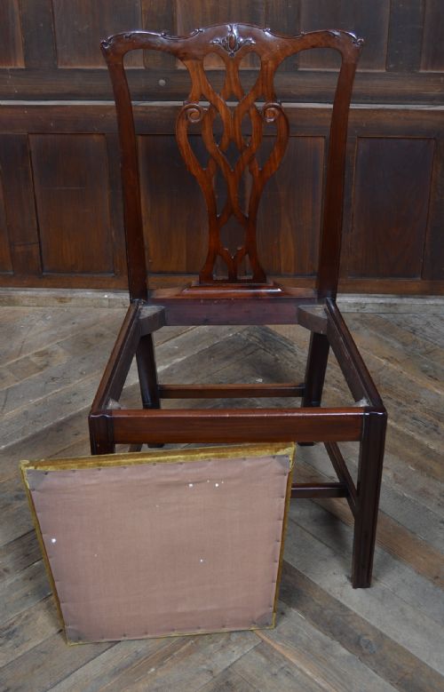 SET OF 8 MAHOGANY DINING CHAIRS - ADDITIONAL PHOTO 10