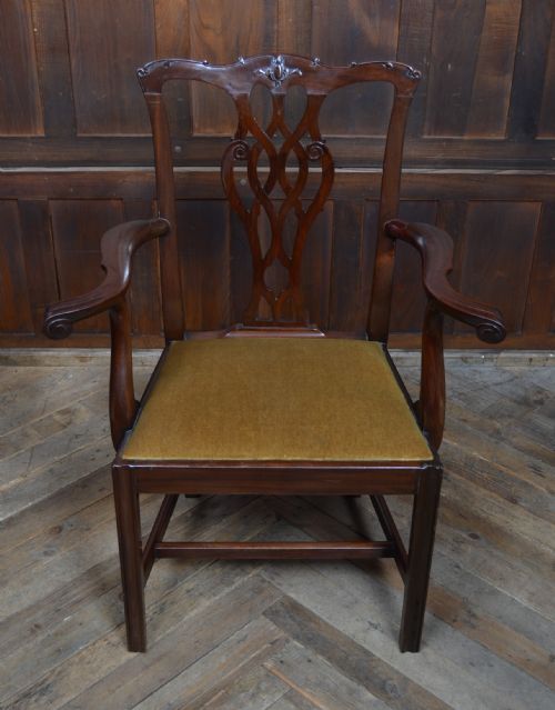 SET OF 8 MAHOGANY DINING CHAIRS - ADDITIONAL PHOTO 11