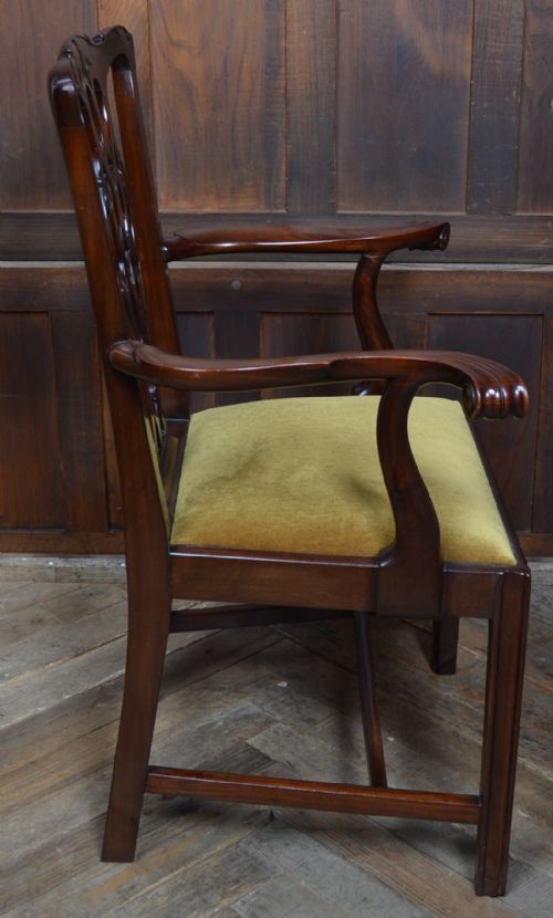 SET OF 8 MAHOGANY DINING CHAIRS - ADDITIONAL PHOTO 14