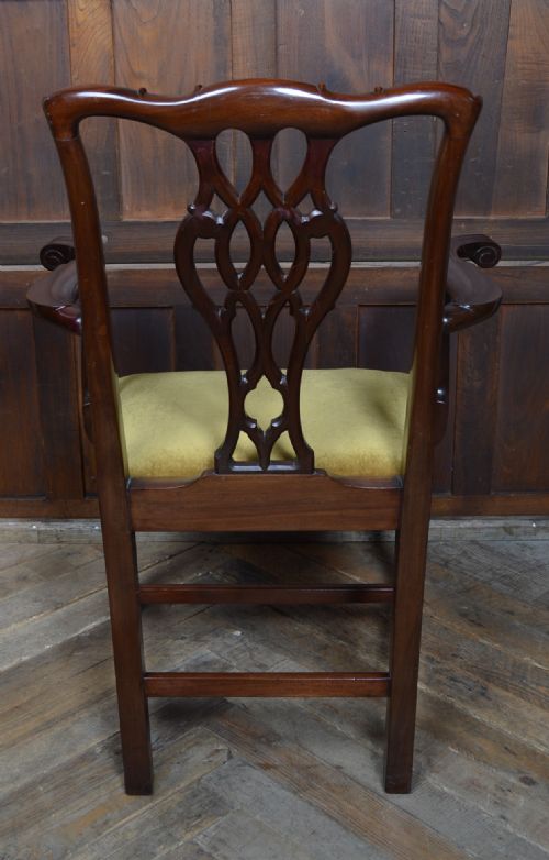 SET OF 8 MAHOGANY DINING CHAIRS - ADDITIONAL PHOTO 15