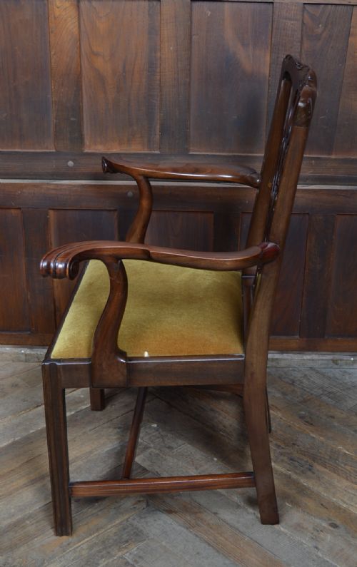 SET OF 8 MAHOGANY DINING CHAIRS - ADDITIONAL PHOTO 16