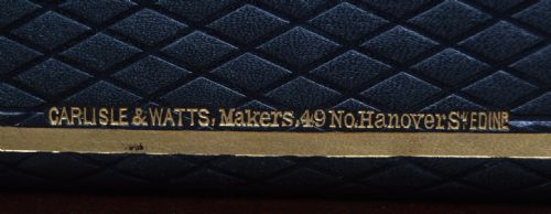 SCOTTISH VICTORIAN LEATHER WRITING STATIONERY BOX - ADDITIONAL PHOTO 10
