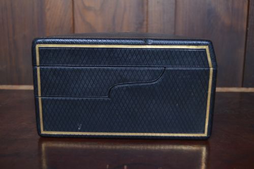 SCOTTISH VICTORIAN LEATHER WRITING STATIONERY BOX - ADDITIONAL PHOTO 11