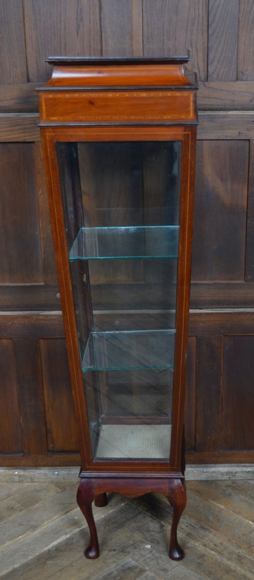 EDWARDIAN MAHOGANY VITRINE DISPLAY CABINET - ADDITIONAL PHOTO 6
