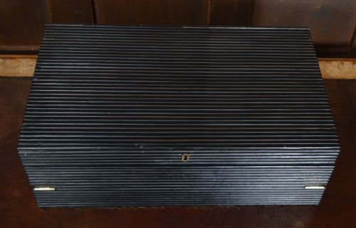 VICTORIAN EBONY COLONIAL WRITING BOX - ADDITIONAL PHOTO 2