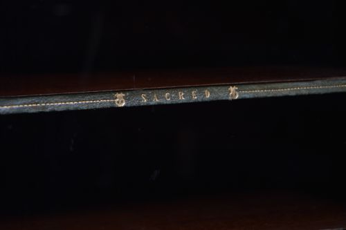 VICTORIAN WALNUT MUSIC CABINET - ADDITIONAL PHOTO 5