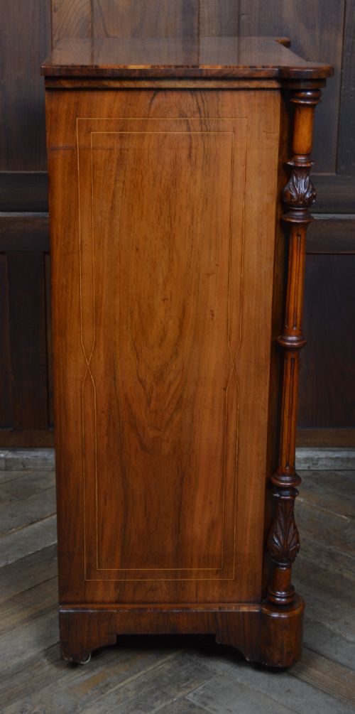 VICTORIAN WALNUT MUSIC CABINET - ADDITIONAL PHOTO 17
