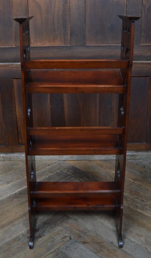 ARTS CRAFTS MAHOGANY BOOK SHELF - ADDITIONAL PHOTO 5