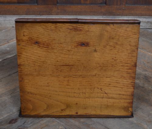 EDWARDIAN OAK WRITING BOX CABINET - ADDITIONAL PHOTO 11