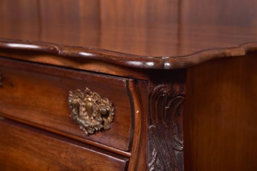 ROSEWOOD DUTCH BOMBE CHEST OF DRAWERS - ADDITIONAL PHOTO 15