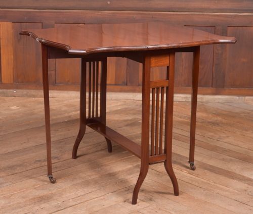 EDWARDIAN MAHOGANY SUTHERLAND TABLE - ADDITIONAL PHOTO 6