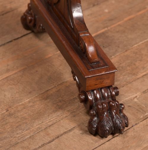 WILLIAM IV ROSEWOOD STRETCHER SIDE TABLE - ADDITIONAL PHOTO 2