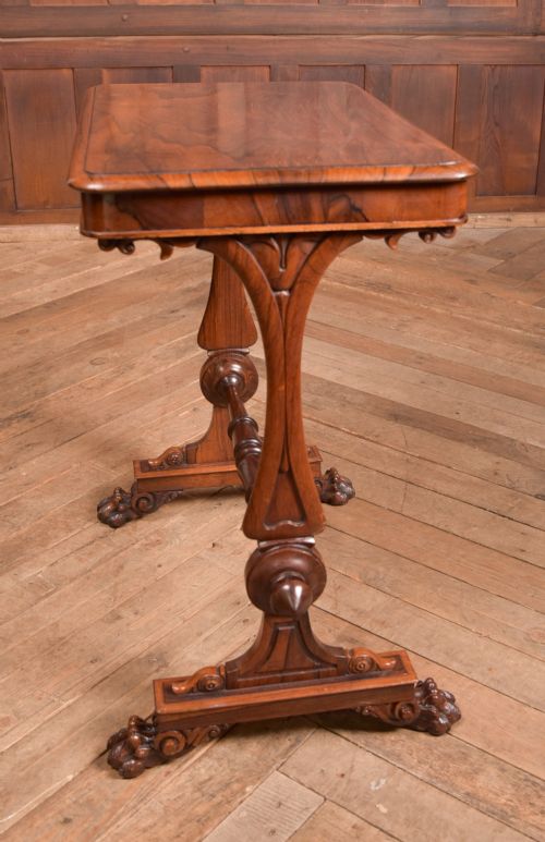 WILLIAM IV ROSEWOOD STRETCHER SIDE TABLE - ADDITIONAL PHOTO 6
