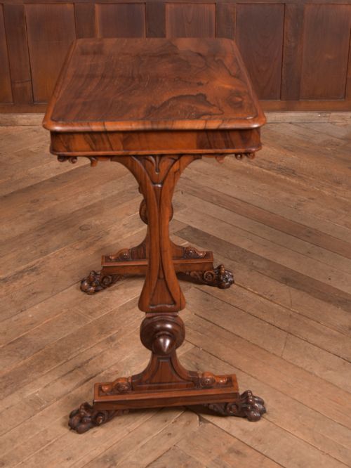 WILLIAM IV ROSEWOOD STRETCHER SIDE TABLE - ADDITIONAL PHOTO 8