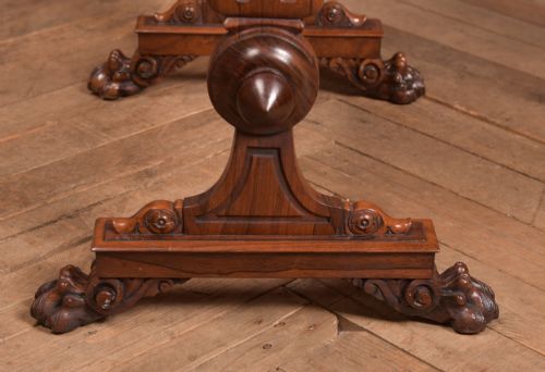 WILLIAM IV ROSEWOOD STRETCHER SIDE TABLE - ADDITIONAL PHOTO 9