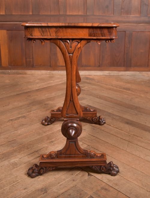 WILLIAM IV ROSEWOOD STRETCHER SIDE TABLE - ADDITIONAL PHOTO 10