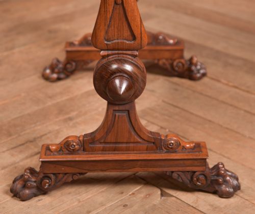 WILLIAM IV ROSEWOOD STRETCHER SIDE TABLE - ADDITIONAL PHOTO 11