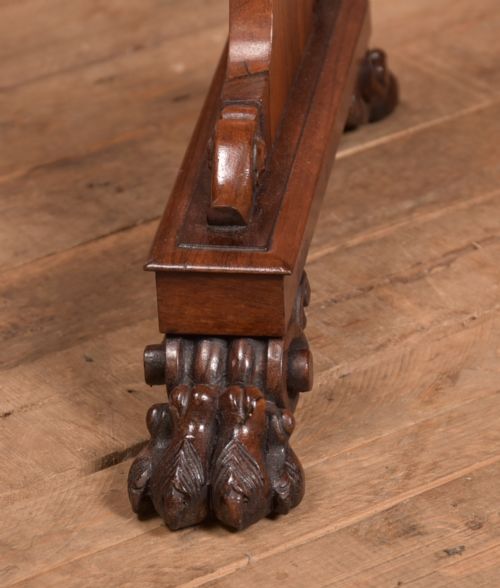 WILLIAM IV ROSEWOOD STRETCHER SIDE TABLE - ADDITIONAL PHOTO 12