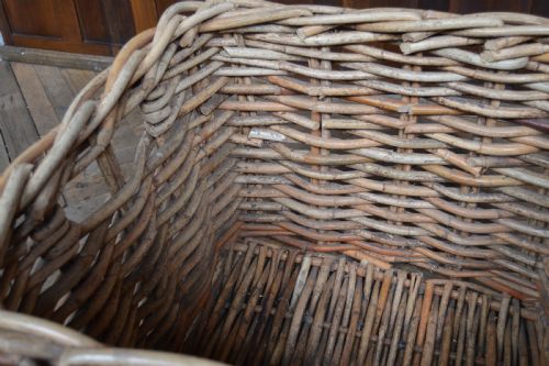 LARGE COUNTRY HOUSE WICKER BASKET - ADDITIONAL PHOTO 4