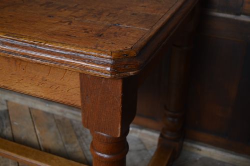 OAK REFECTORY TABLE - ADDITIONAL PHOTO 4