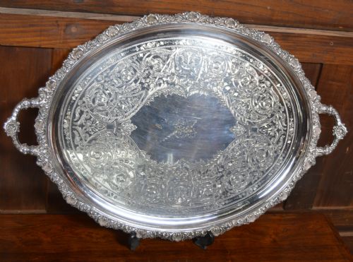 WALKER HALL EPNS SERVING TRAY - ADDITIONAL PHOTO 2