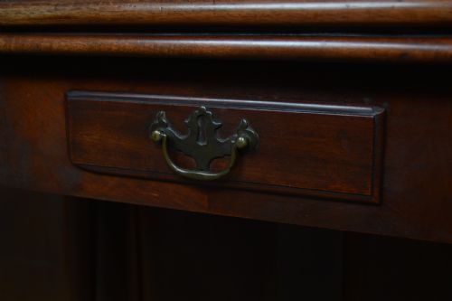 MAHOGANY FOLDOVER CARD GAME TABLE - ADDITIONAL PHOTO 3