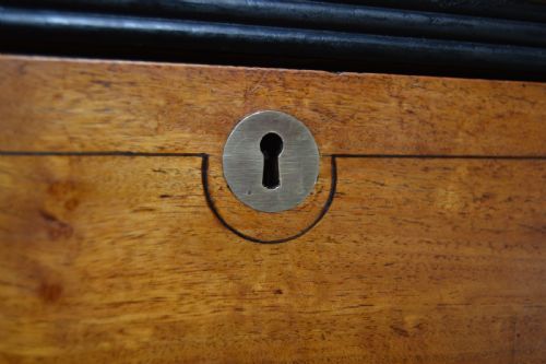 CAMPHOR WOOD CAMPAIGN SECRETAIRE CHEST - ADDITIONAL PHOTO 4