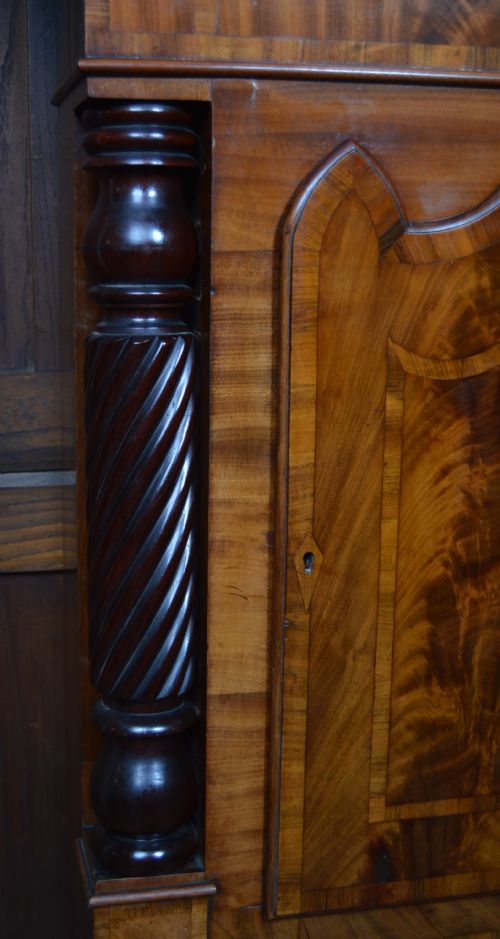 H BUTTERWORTH MAHOGANY LONG CASE GRANDFATHER CLOCK - ADDITIONAL PHOTO 16